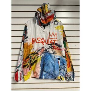 Members Only X Jean-Michel Basquiat Jacket L Art Windbreaker